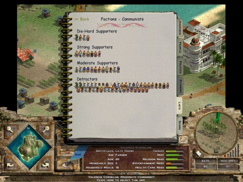 El Presidente's Political Opposition in Tropico El Presidente's Political Opposition in Tropico