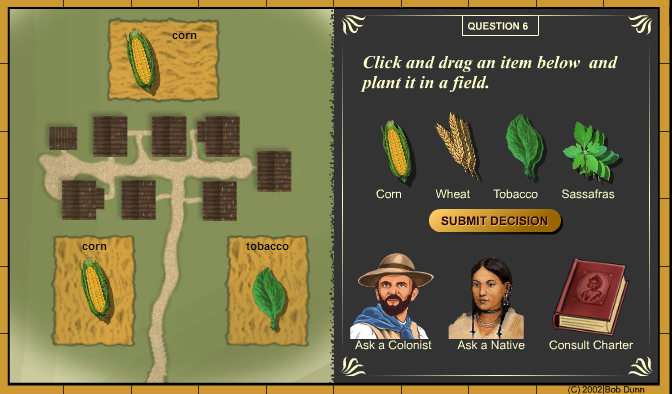 Making a decision about crops