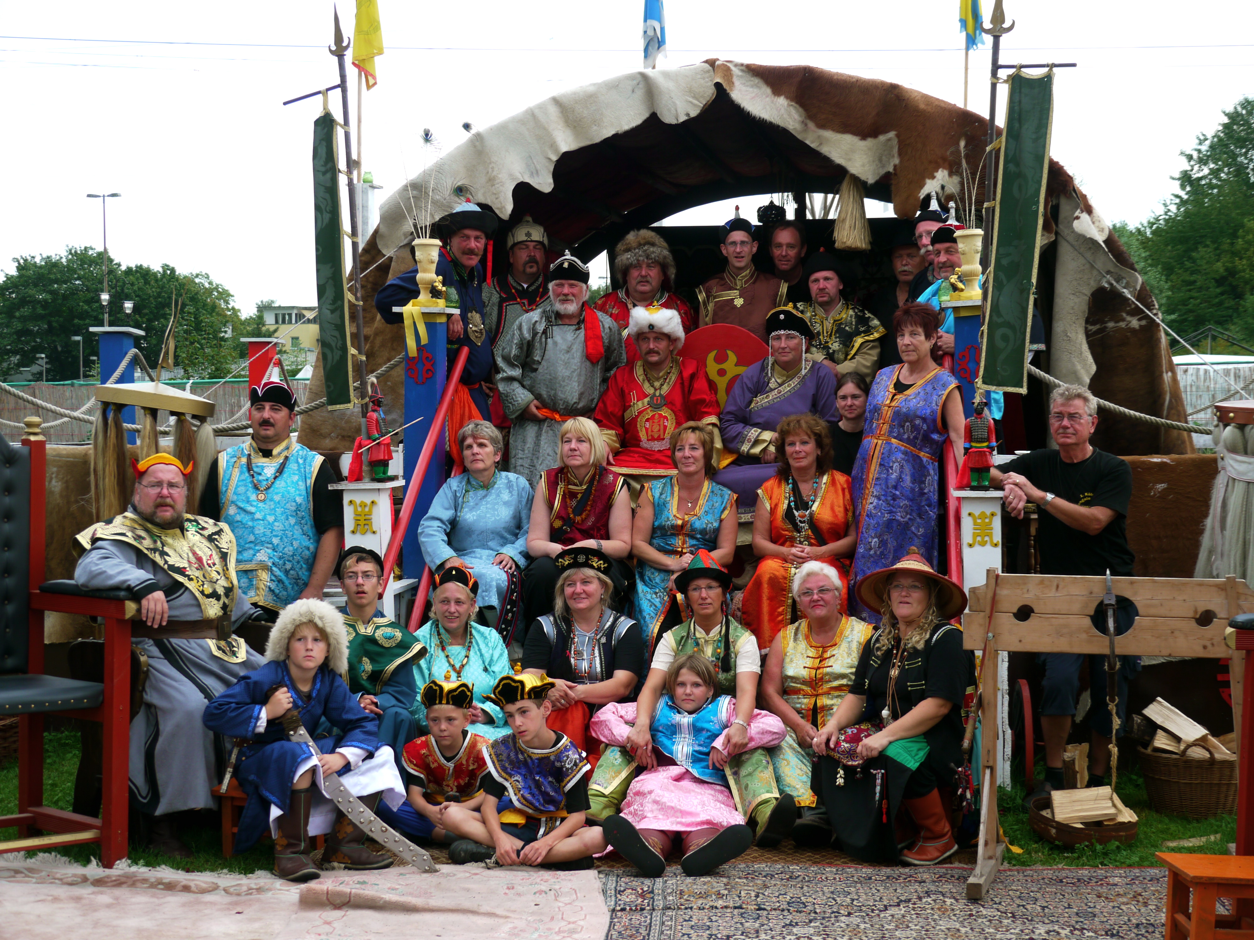 The First Mongolian Horde of Cologne (1. Kölner Mongolenhorde) at their annual summer camp. Photo: © Anja Dreschke 2010. Used with permission.