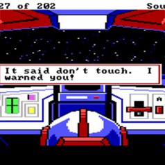 Look in Hole: Gameplay Parody in Sierra’s Space Quest Look in Hole: Gameplay Parody in Sierra’s Space Quest