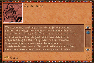 Granary Description Screenshot