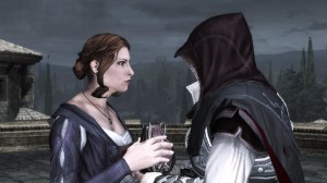 Caterina and Ezio talking