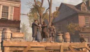 A Slave Auction from the Epilogue in Assassin's Creed III