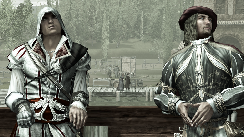 Ezio Auditore and Leonardo Da Vinci