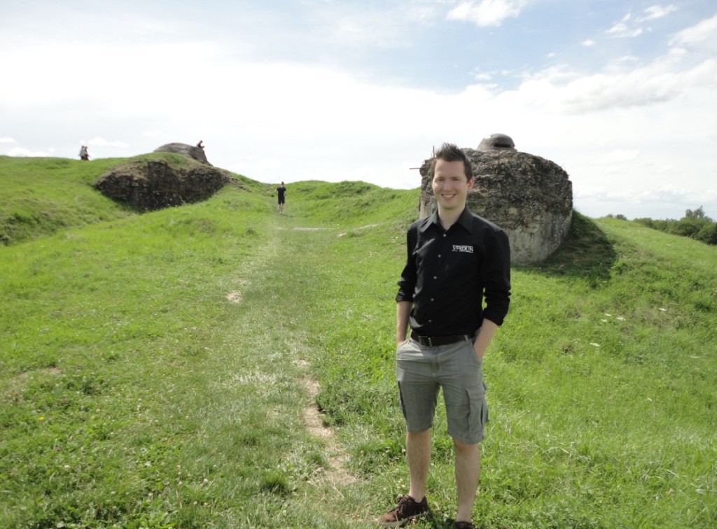 Jos Hoebe of the Verdun Development Team: Field Trip at Fort Douaumont.