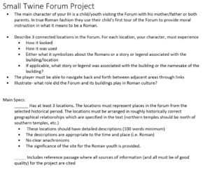 Figure 1: Small Twine Forum Project