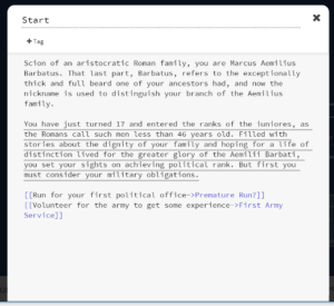 Twine Passage Editor